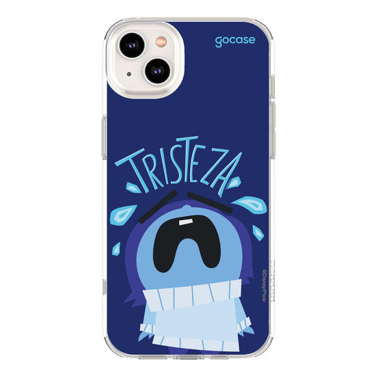 Capinha para celular  Divertidamente - Tristeza Lettering