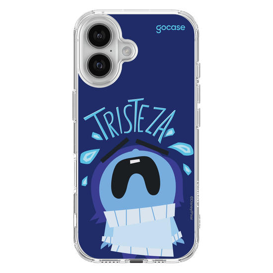 Capinha para celular  Divertidamente - Tristeza Lettering