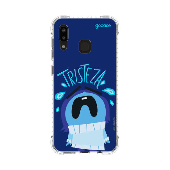 Capinha para celular  Divertidamente - Tristeza Lettering