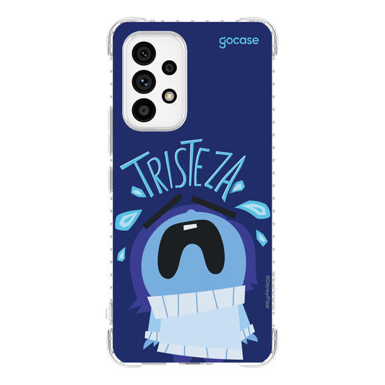 Capinha para celular  Divertidamente - Tristeza Lettering