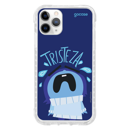 Capinha para celular  Divertidamente - Tristeza Lettering