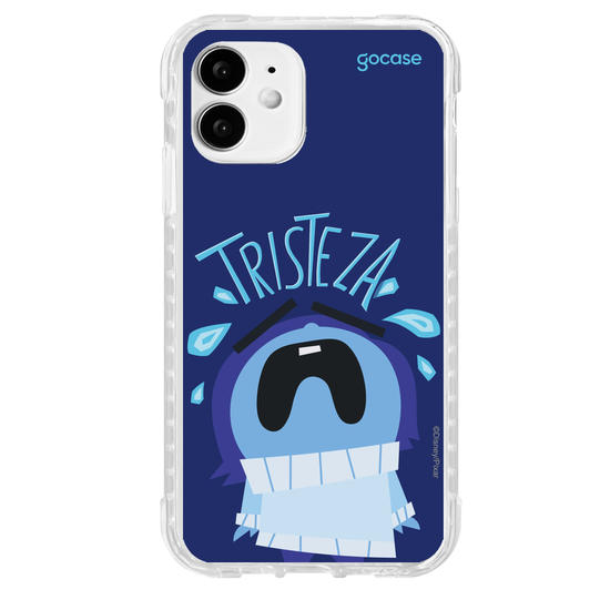 Capinha para celular  Divertidamente - Tristeza Lettering
