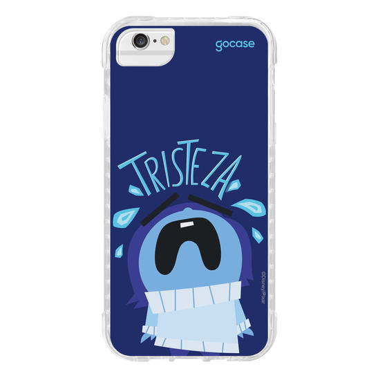 Capinha para celular  Divertidamente - Tristeza Lettering