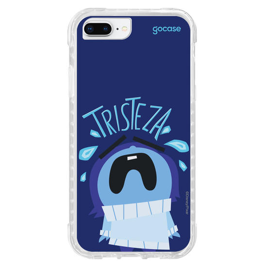 Capinha para celular  Divertidamente - Tristeza Lettering