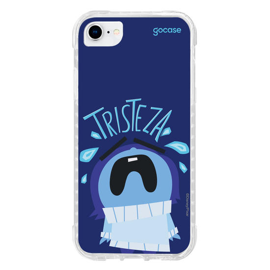 Capinha para celular  Divertidamente - Tristeza Lettering