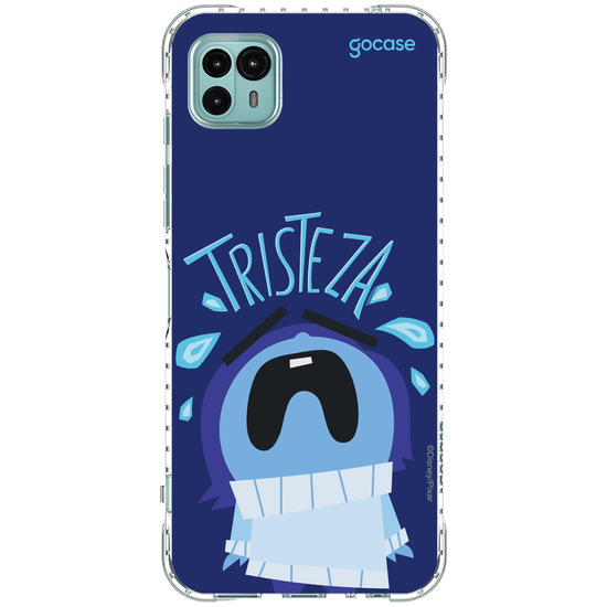 Capinha para celular  Divertidamente - Tristeza Lettering