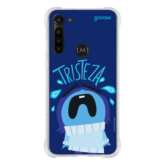 Capinha para celular  Divertidamente - Tristeza Lettering