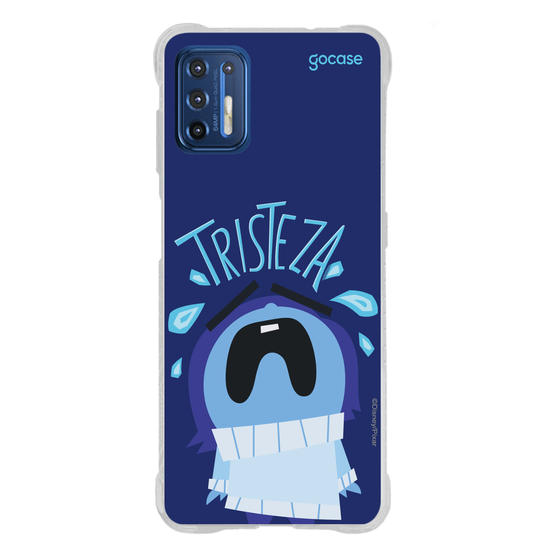 Capinha para celular  Divertidamente - Tristeza Lettering