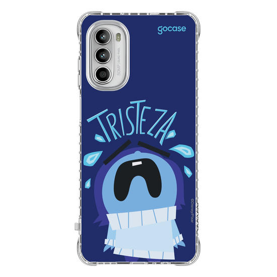 Capinha para celular  Divertidamente - Tristeza Lettering