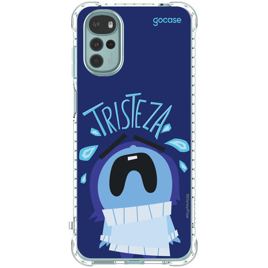 Capinha para celular  Divertidamente - Tristeza Lettering