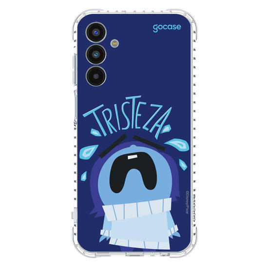 Capinha para celular  Divertidamente - Tristeza Lettering