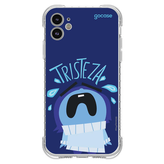 Capinha para celular  Divertidamente - Tristeza Lettering