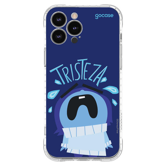 Capinha para celular  Divertidamente - Tristeza Lettering