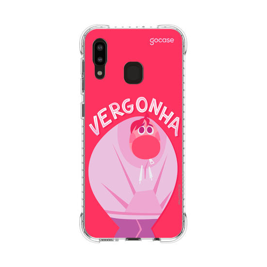 Capinha para celular  Divertidamente - Vergonha Lettering