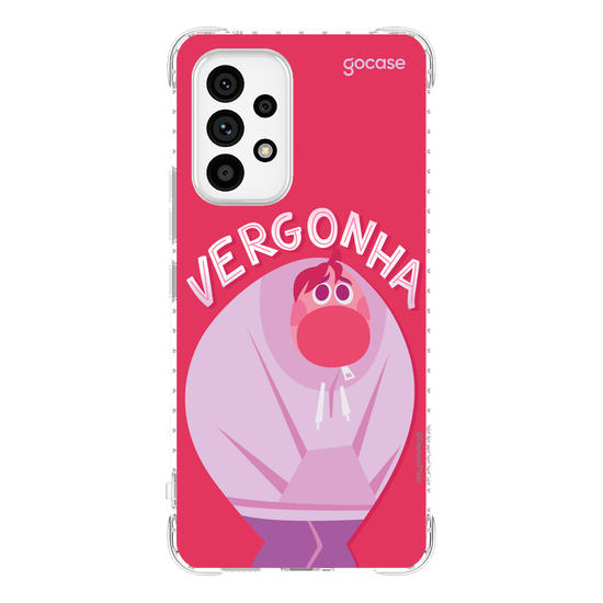Capinha para celular  Divertidamente - Vergonha Lettering