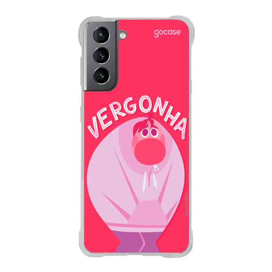 Capinha para celular  Divertidamente - Vergonha Lettering