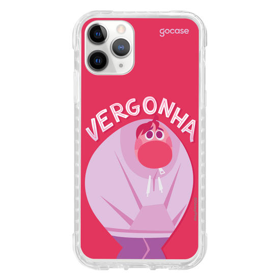 Capinha para celular  Divertidamente - Vergonha Lettering