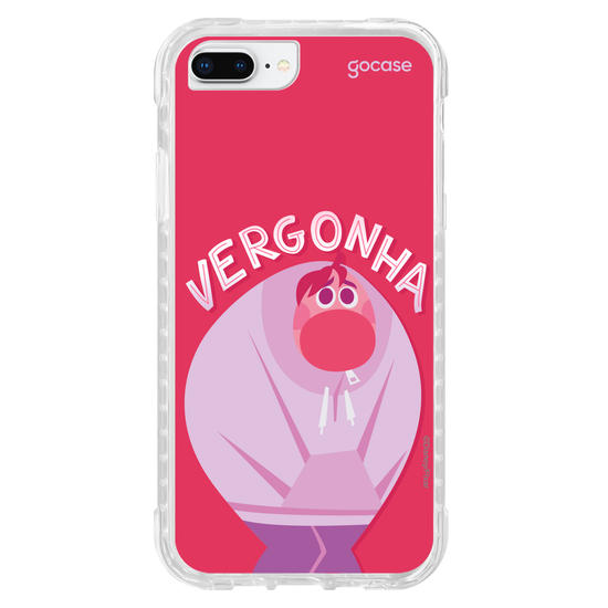 Capinha para celular  Divertidamente - Vergonha Lettering