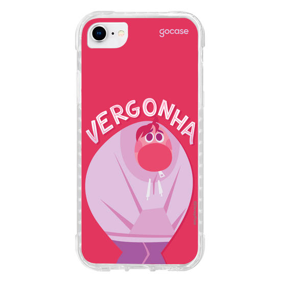 Capinha para celular  Divertidamente - Vergonha Lettering