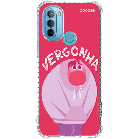 Capinha para celular  Divertidamente - Vergonha Lettering