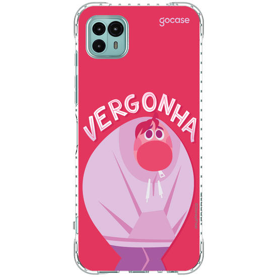 Capinha para celular  Divertidamente - Vergonha Lettering