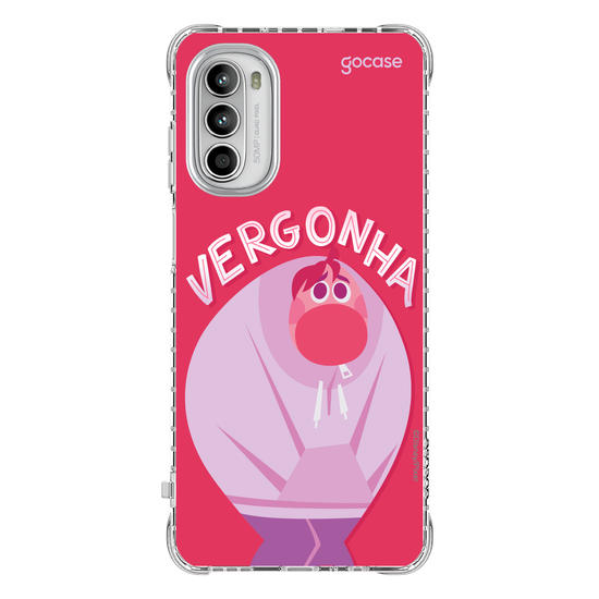 Capinha para celular  Divertidamente - Vergonha Lettering