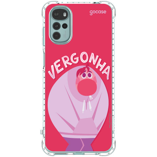 Capinha para celular  Divertidamente - Vergonha Lettering