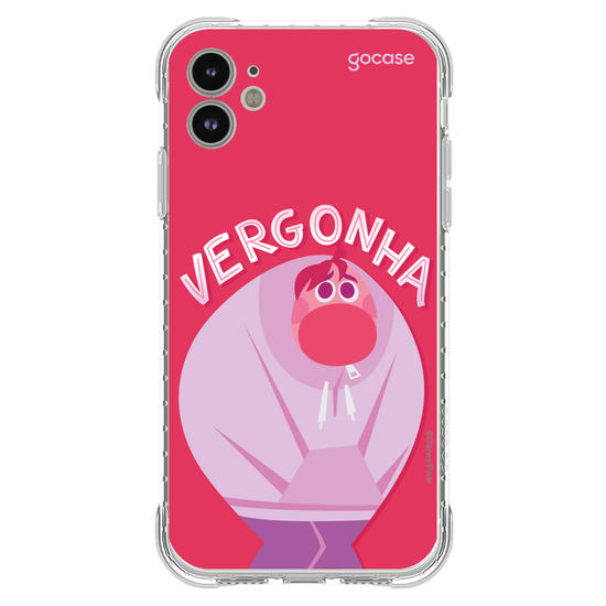 Capinha para celular  Divertidamente - Vergonha Lettering