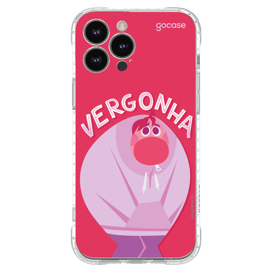 Capinha para celular  Divertidamente - Vergonha Lettering