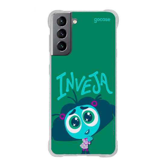 Capinha para celular  Divertidamente - Inveja Lettering