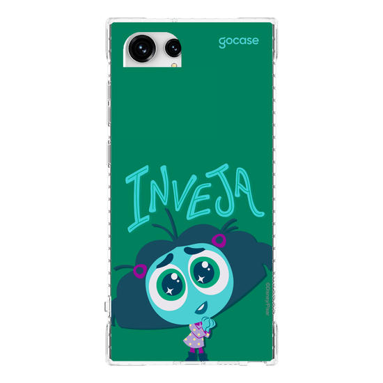 Capinha para celular  Divertidamente - Inveja Lettering