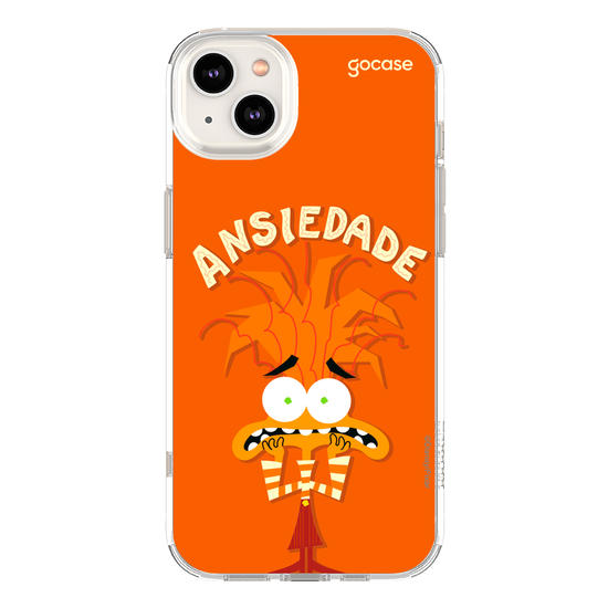 Capinha para celular  Divertidamente - Ansiedade Lettering