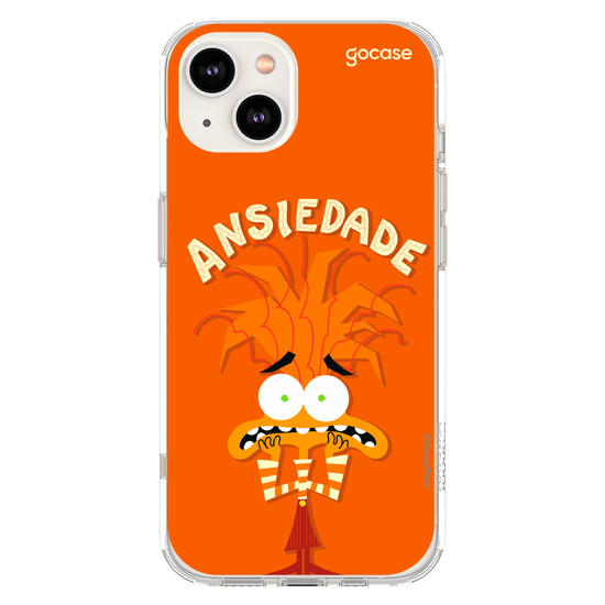 Capinha para celular  Divertidamente - Ansiedade Lettering