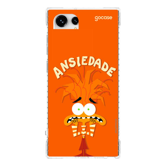 Capinha para celular  Divertidamente - Ansiedade Lettering