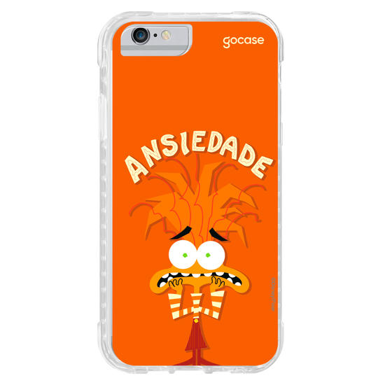 Capinha para celular  Divertidamente - Ansiedade Lettering