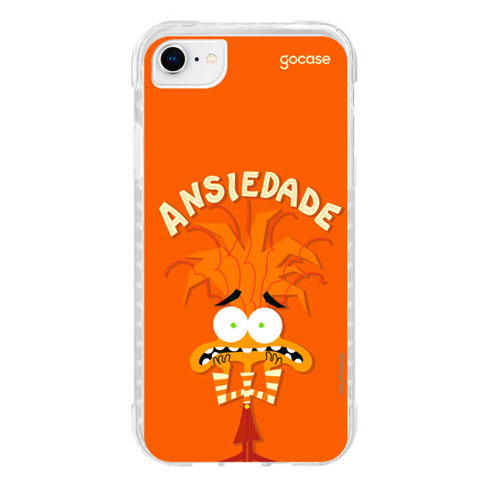 Capinha para celular  Divertidamente - Ansiedade Lettering