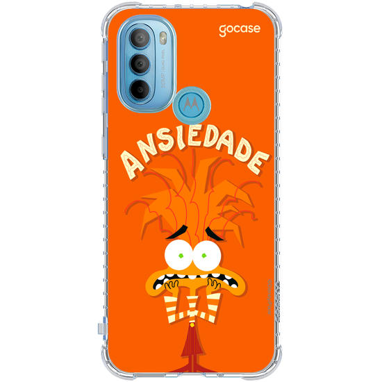 Capinha para celular  Divertidamente - Ansiedade Lettering