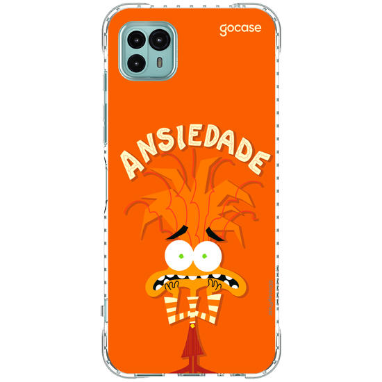 Capinha para celular  Divertidamente - Ansiedade Lettering