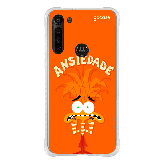 Capinha para celular  Divertidamente - Ansiedade Lettering