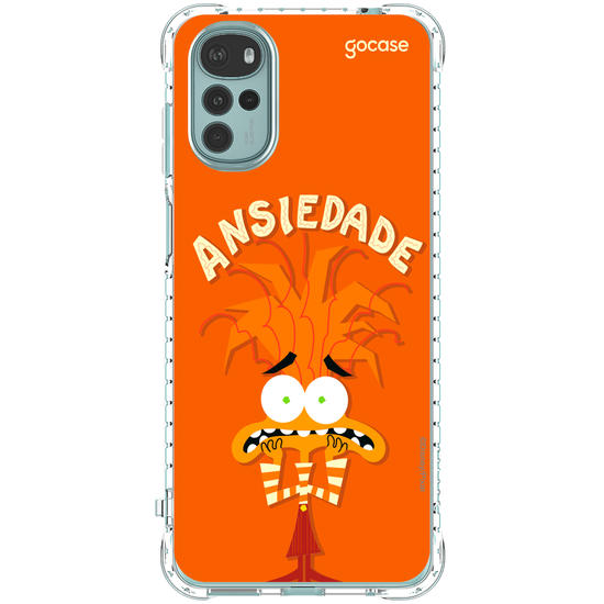 Capinha para celular  Divertidamente - Ansiedade Lettering