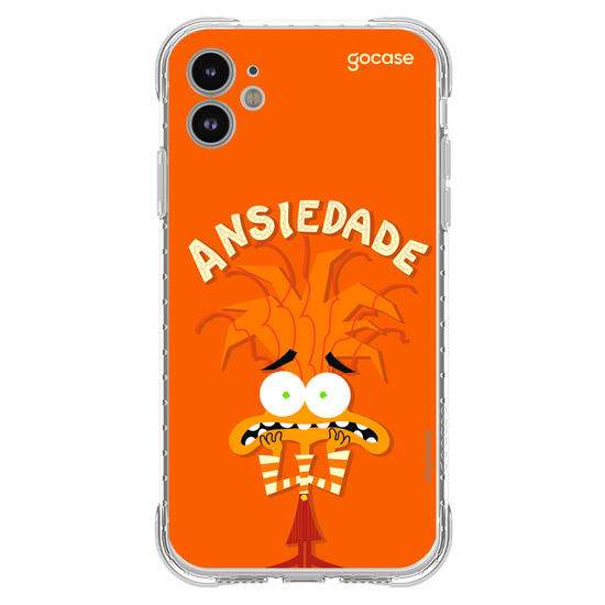 Capinha para celular  Divertidamente - Ansiedade Lettering