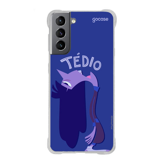Capinha para celular  Divertidamente - Tédio Lettering
