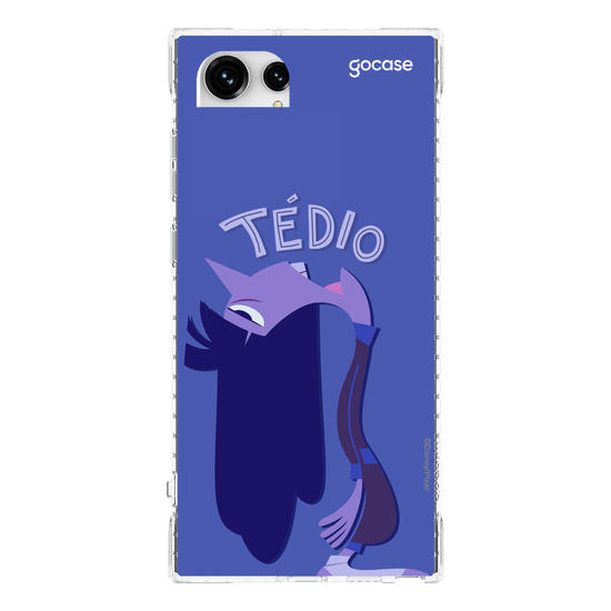 Capinha para celular  Divertidamente - Tédio Lettering