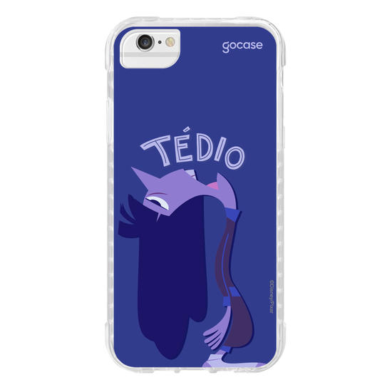 Capinha para celular  Divertidamente - Tédio Lettering
