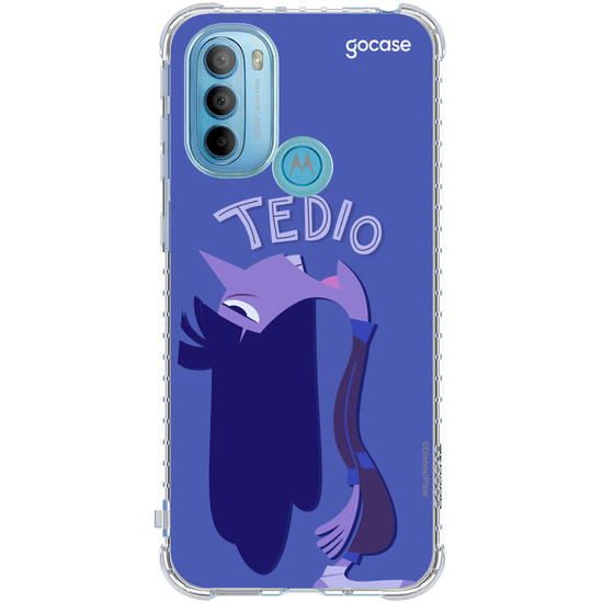 Capinha para celular  Divertidamente - Tédio Lettering