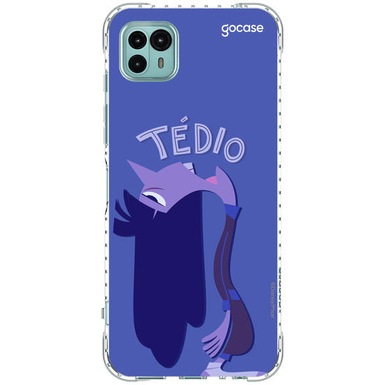 Capinha para celular  Divertidamente - Tédio Lettering