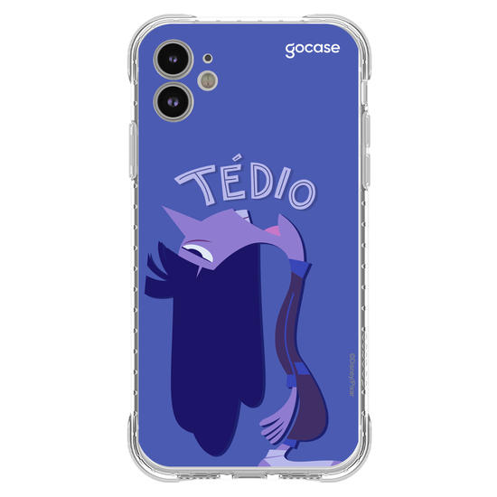 Capinha para celular  Divertidamente - Tédio Lettering