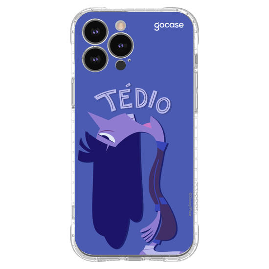 Capinha para celular  Divertidamente - Tédio Lettering