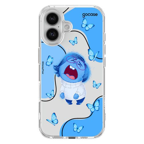 Capinha para celular  Divertidamente - Butterfly Tristeza