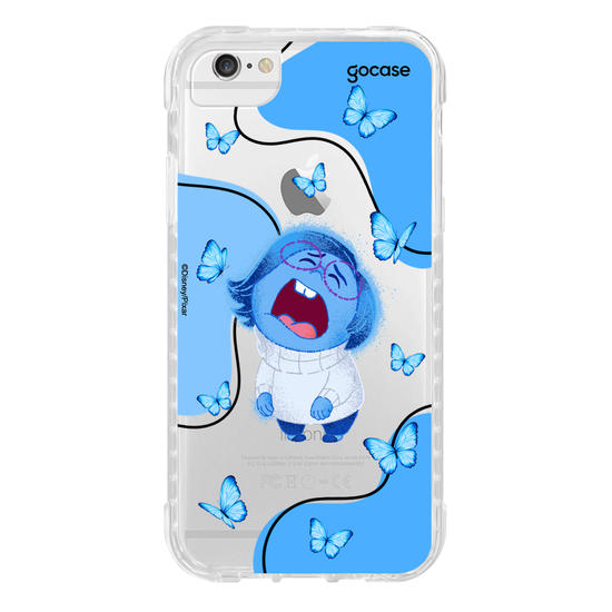 Capinha para celular  Divertidamente - Butterfly Tristeza